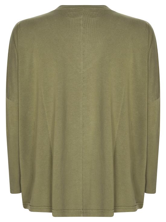 26SS 앱솔루트 캐시미어 반팔 티셔츠 AF8A000LYP000 BURNT OLIVE VERDE - ABSOLUT CASHMERE