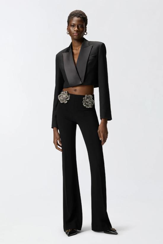 26SS 핑코 플레어 팬츠 106445A31PZ99 Black - PINKO