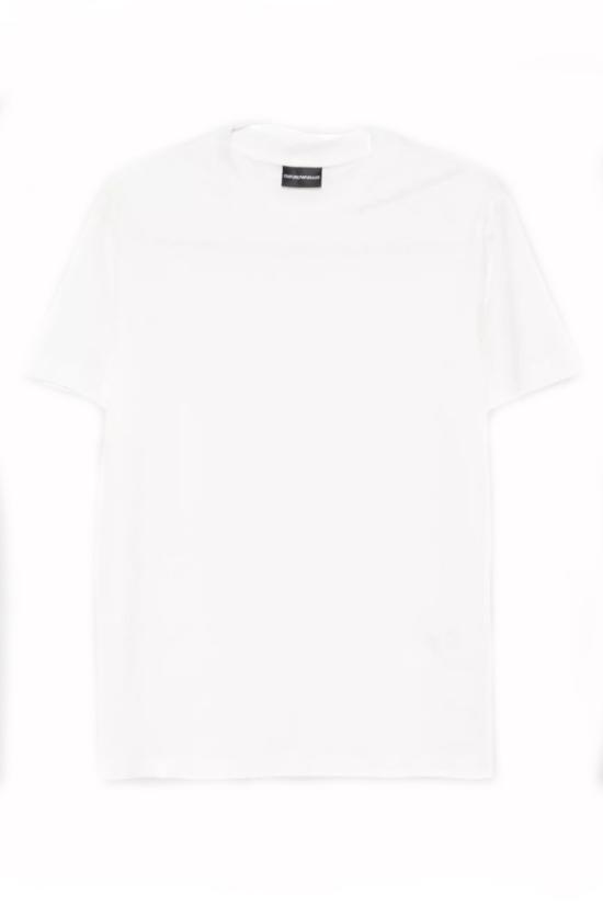 26SS 엠포리오 아르마니 반팔 티셔츠 EM006691 AF10017U0003 White