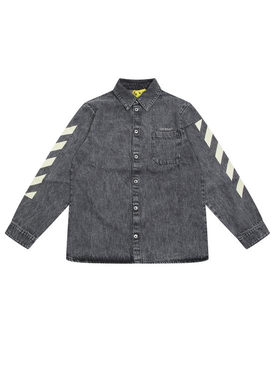 26SS [키즈] 오프화이트 셔츠 44BYD001S26D001 031 GRIGIO