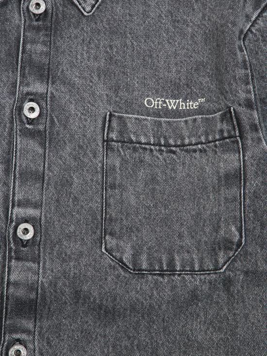 26SS [키즈] 오프화이트 셔츠 44BYD001S26D001 031 GRIGIO - OFF WHITE