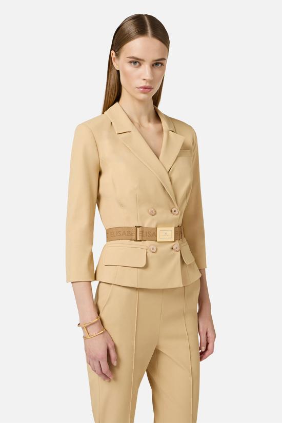 26SS 엘리자베타프랜치 수트 자켓 GI22461E2470 Camel - ELISABETTA FRANCHI