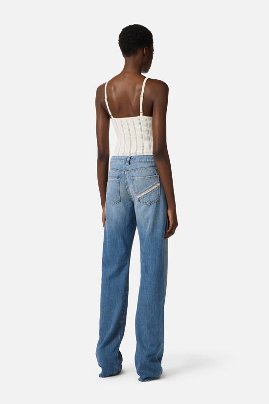 26SS 엘리자베타프랜치 바디수트 티셔츠 BK85B62E2360 Sky - ELISABETTA FRANCHI