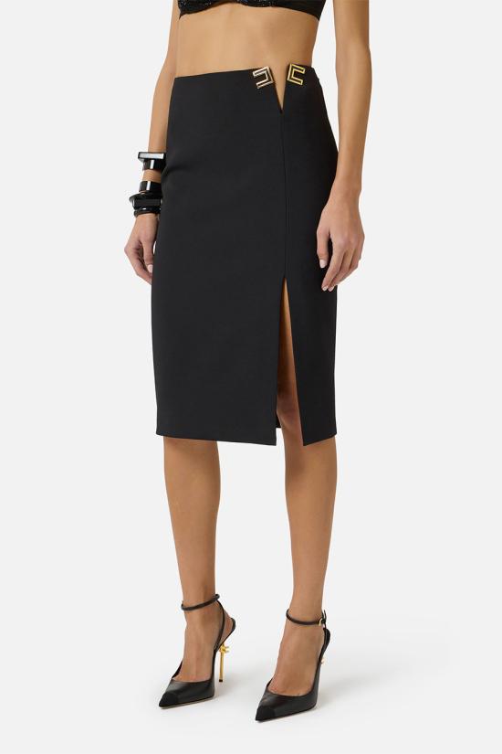 26SS 엘리자베타프랜치 미디 스커트 GO14761E2110 Black - ELISABETTA FRANCHI