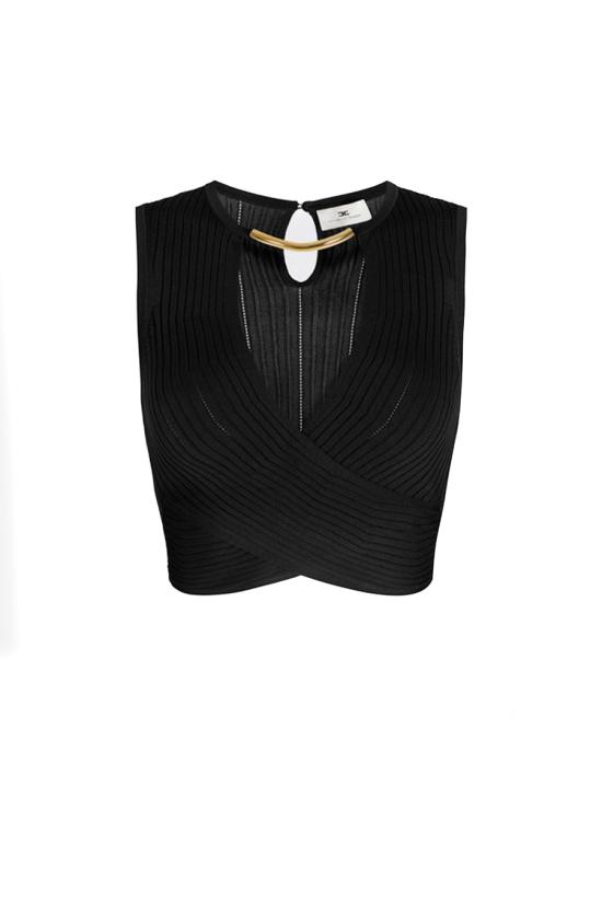 26SS 엘리자베타프랜치 민소매 티셔츠 TK76S61E2110 Black