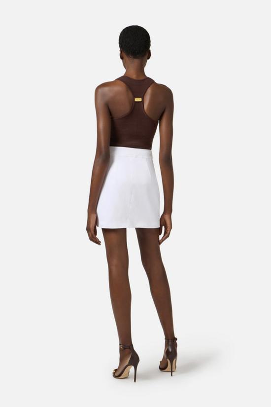 26SS 엘리자베타프랜치 민소매 티셔츠 TK75B61E2644 Brown - ELISABETTA FRANCHI