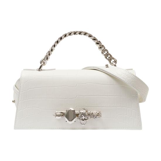 26SS 알렉산더 맥퀸 크로스백 8661381HBT29013 WHITE