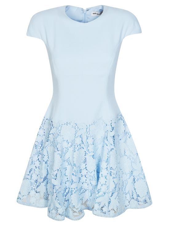 26SS 셀프 포트레이트 미디 원피스 SS26095SBL BLUE