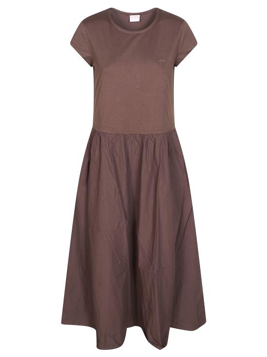 26SS 썬 68 미디 원피스 T36220 08 MARRONE