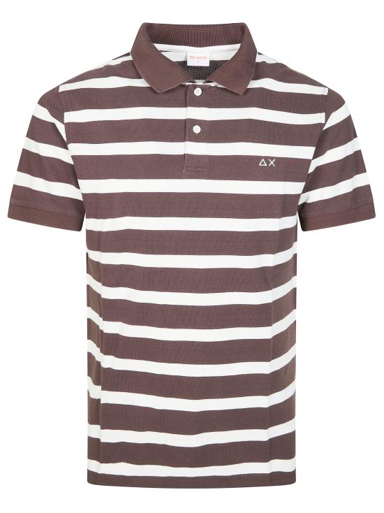 26SS 썬 68 폴로 티셔츠 A36128 0831 MARRONE