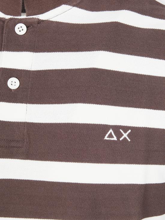 26SS 썬 68 폴로 티셔츠 A36128 0831 MARRONE - SUN 68