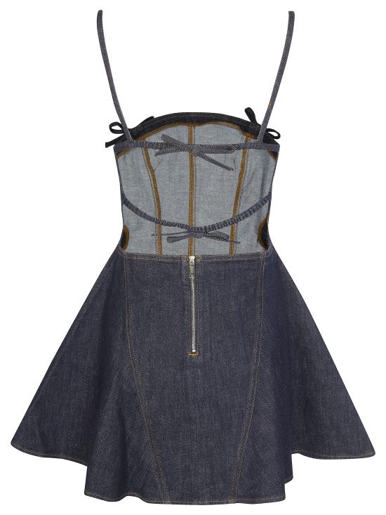 26SS 셀프 포트레이트 미디 원피스 SS26802SBL BLUE - SELF PORTRAIT