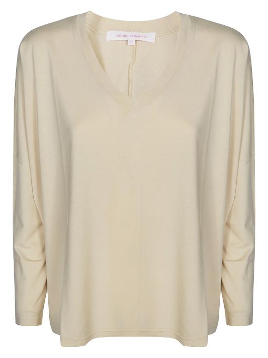 26SS 앱솔루트 캐시미어 반팔 티셔츠 AF8A000LYP000 LIGHT BEIGE