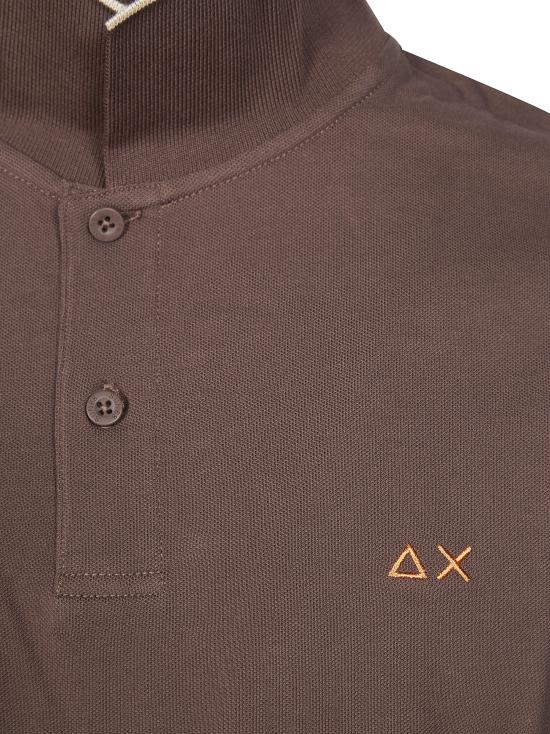 26SS 썬 68 폴로 티셔츠 A36111 08 MARRONE - SUN 68