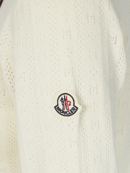 26SS 몽클레어 폴로 티셔츠 L10939A00005M9371 043 BIANCO - MONCLER