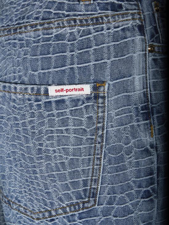 26SS 셀프 포트레이트 데님 팬츠 SS26804PBL BLUE - SELF PORTRAIT