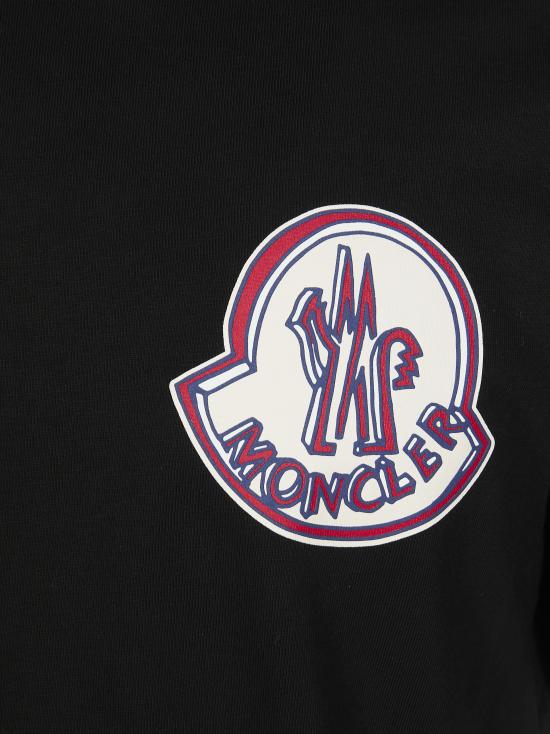 26SS 몽클레어 반팔 티셔츠 L10918C0003489B8U 999 NERO - MONCLER