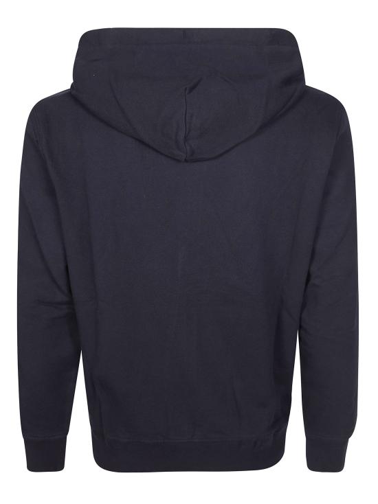 26SS 씨피 컴퍼니 다이애그널 레이즈드 플리스 집 후드 스웨트셔츠 20CMSS025A005086W 888 BLU - C.P. COMPANY