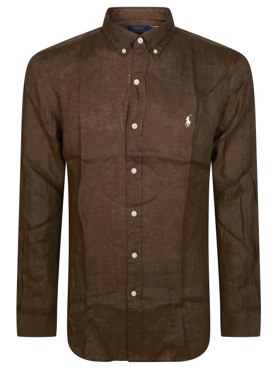 26SS 폴로 랄프로렌 긴팔 셔츠 710968915500 CHESTNUT MARRONE