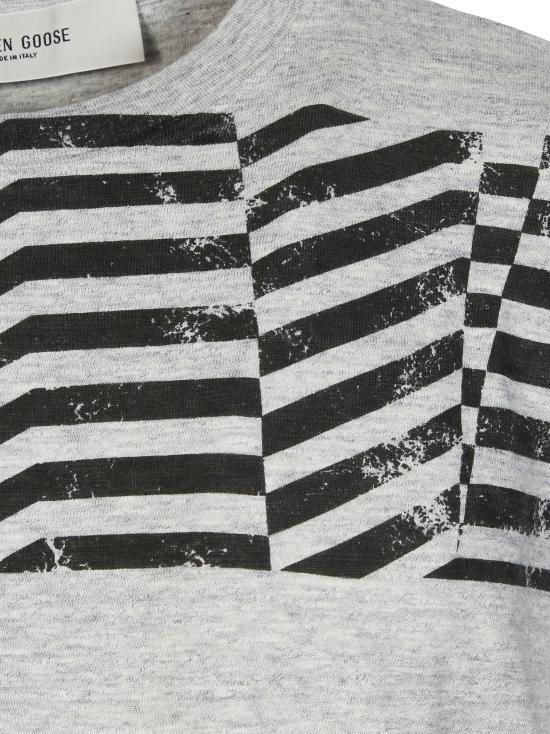 26SS 골든구스 반팔 티셔츠 GUP01220P002523 60255 GRIGIO - GOLDEN GOOSE