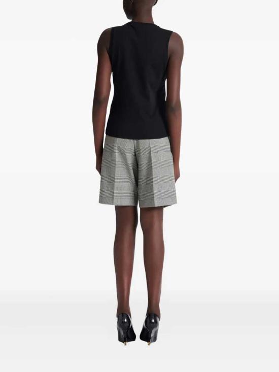 26SS 발망 민소매 티셔츠 GF1EB075BD40 EAB NOIR BLANC EAB - BALMAIN