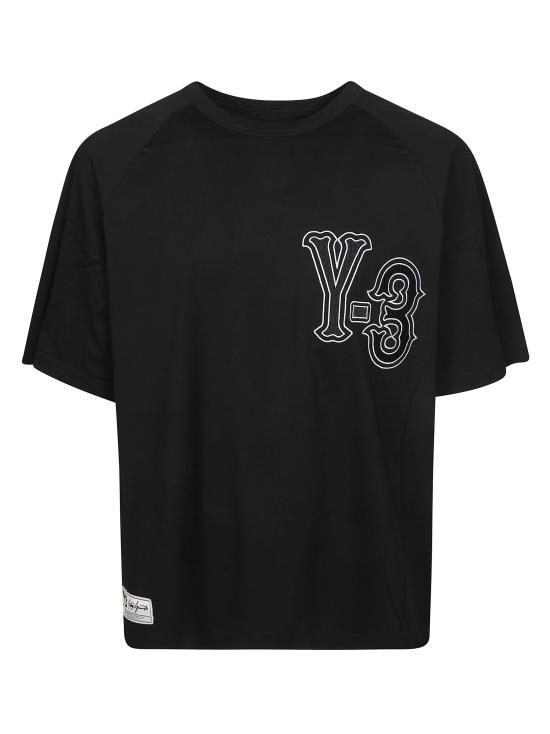 26SS 와이쓰리 반팔 티셔츠 KQ9307 BLACK NERO