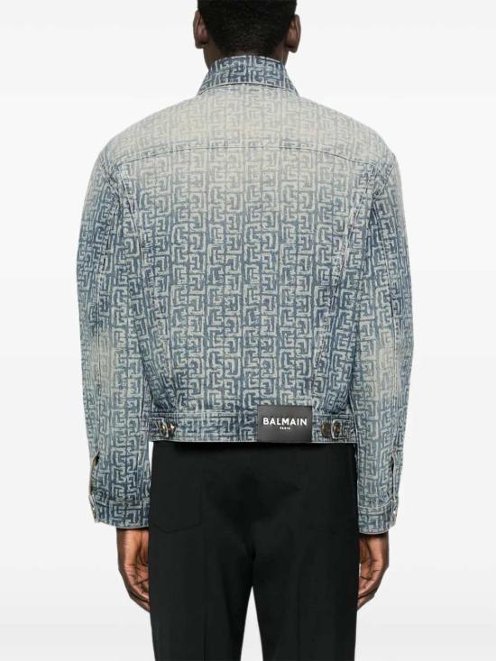 26SS 발망 데님 자켓 GH1TC330DG12 6AW BLEU JEAN D LAV 6AW - BALMAIN