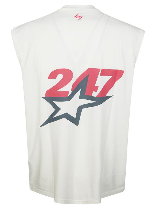 26SS 247 REPRESENT 민소매 티셔츠 247M100136 72 BIANCO - OTHER BRANDS