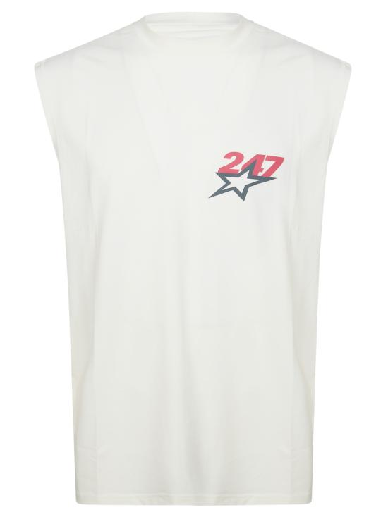 26SS 247 REPRESENT 민소매 티셔츠 247M100136 72 BIANCO