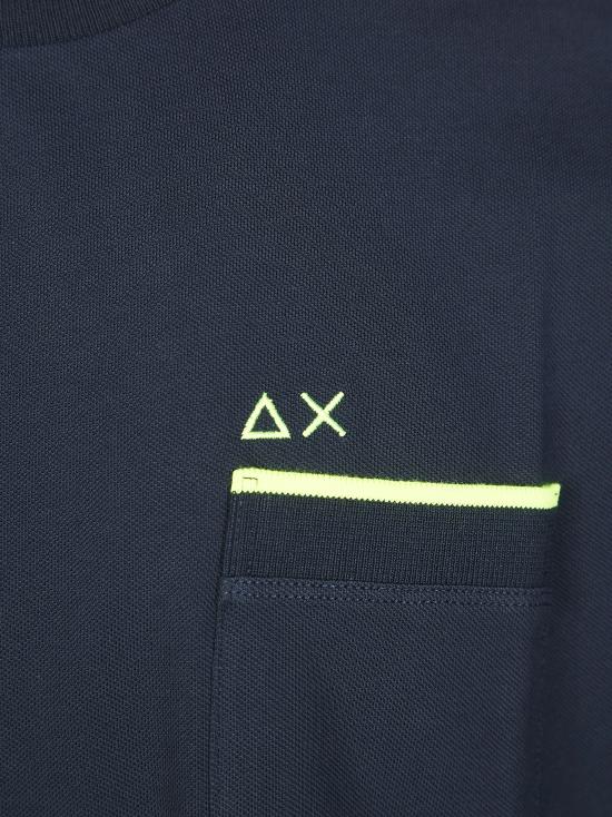 26SS 썬 68 반팔 티셔츠 T36119 07 BLU - SUN 68