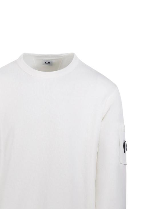 26SS 씨피 컴퍼니 스웨터 20CMSS207A110337O 114 BIANCO - C.P. COMPANY