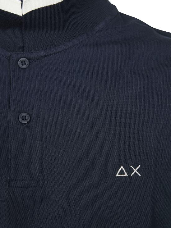 26SS 썬 68 폴로 티셔츠 A36112 07 BLU - SUN 68