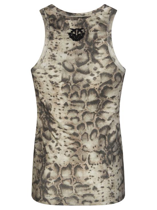 26SS 핑코 민소매 티셔츠 106919A3DP CZ9 BEIGE - PINKO