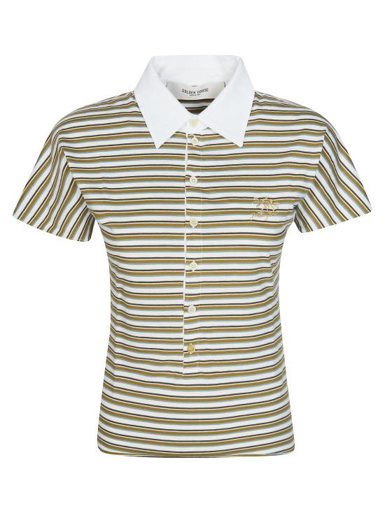 26SS 골든구스 폴로 티셔츠 GWP02189P002390 12364 BIANCO