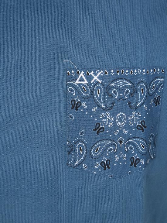 26SS 썬 68 반팔 티셔츠 T36103 80 BLU - SUN 68