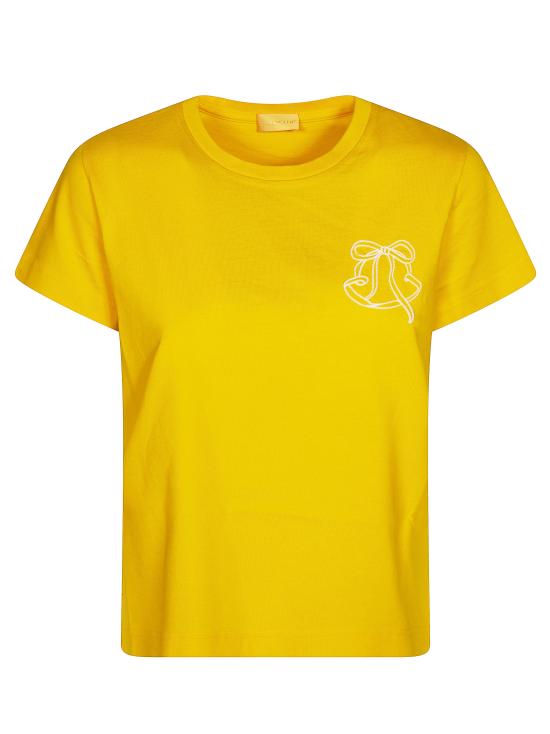 26SS 몽클레어 반팔 티셔츠 L10938C0001689B8U 126 GIALLO