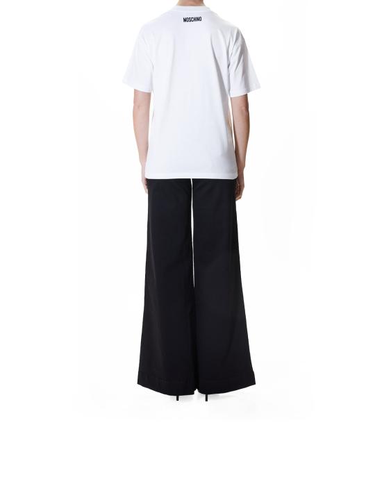 26SS 모스키노 반팔 티셔츠 0712 5441 1001 BIANCO - MOSCHINO