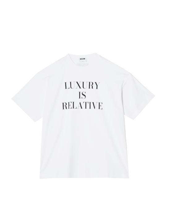 25FW 모스키노 반팔 티셔츠 0701 5442 1001 BIANCO