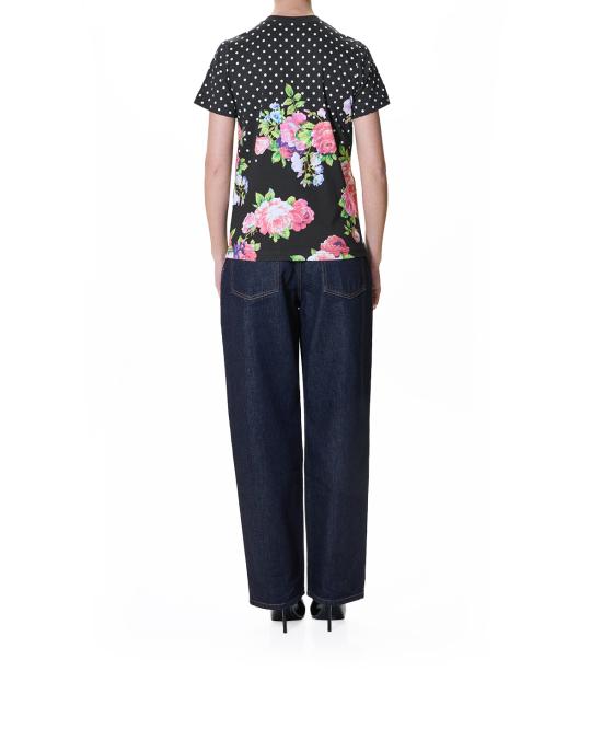 26SS 모스키노 반팔 티셔츠 0726 0541 3888 NERO MULTI - MOSCHINO