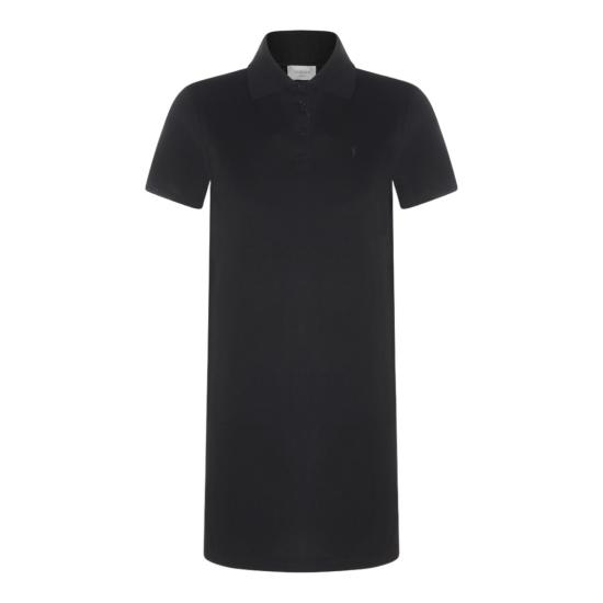 26SS 생로랑 미디 원피스 862599Y37ZE1000 Black
