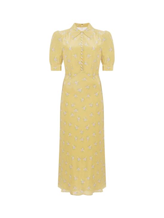 26SS 알레산드라리치 미디 원피스 FABX3598F4726 1792 MUSTARD