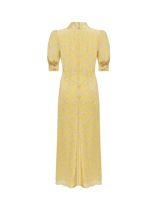 26SS 알레산드라리치 미디 원피스 FABX3598F4726 1792 MUSTARD - ALESSANDRA RICH