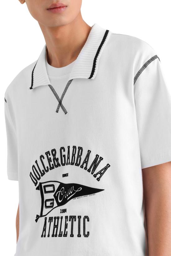 26SS 돌체앤가바나 반팔 티셔츠 G8SY6TG7PZP W0111 White - DOLCE & GABBANA