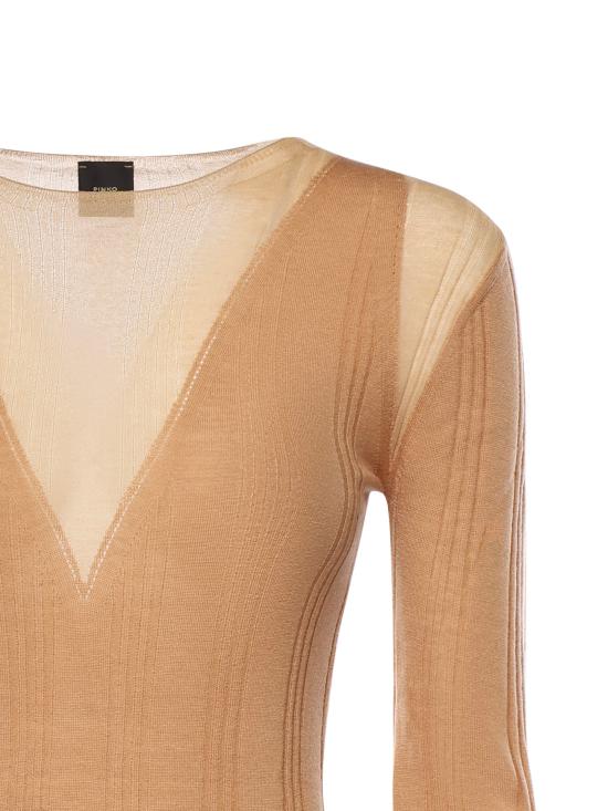 26SS 핑코 스웨터 106317 A34BC83 Brown - PINKO