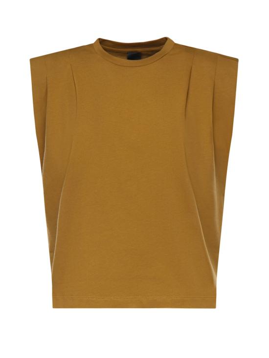 26SS 핑코 긴팔 티셔츠 106720 A3ARL25 Brown