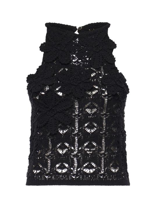 26SS 핑코 긴팔 티셔츠 106863 A3B8Z99 Black