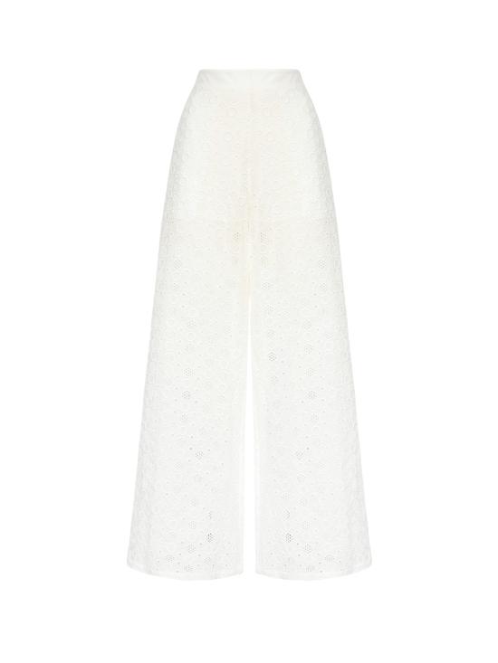 26SS 핑코 크롭 팬츠 106440 A35PZ05 White