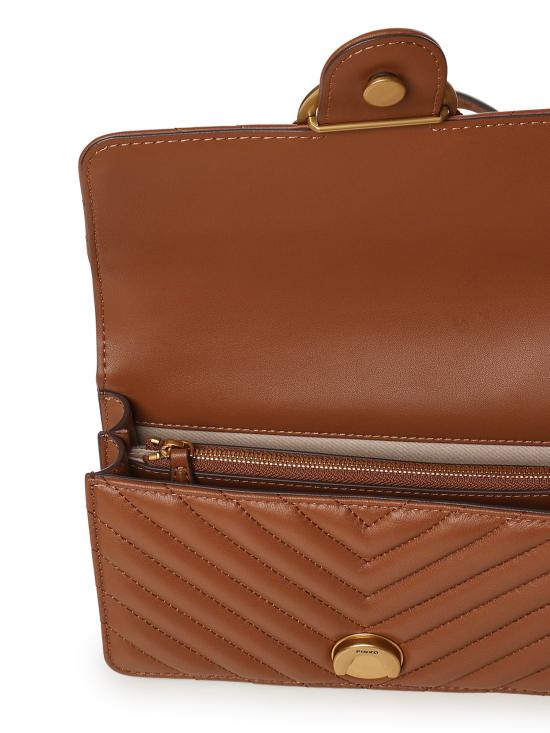 26SS 핑코 숄더백 100074 A0GKL17Q Brown - PINKO