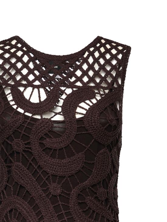 26SS 핑코 롱 원피스 106361 A354M05 Brown - PINKO