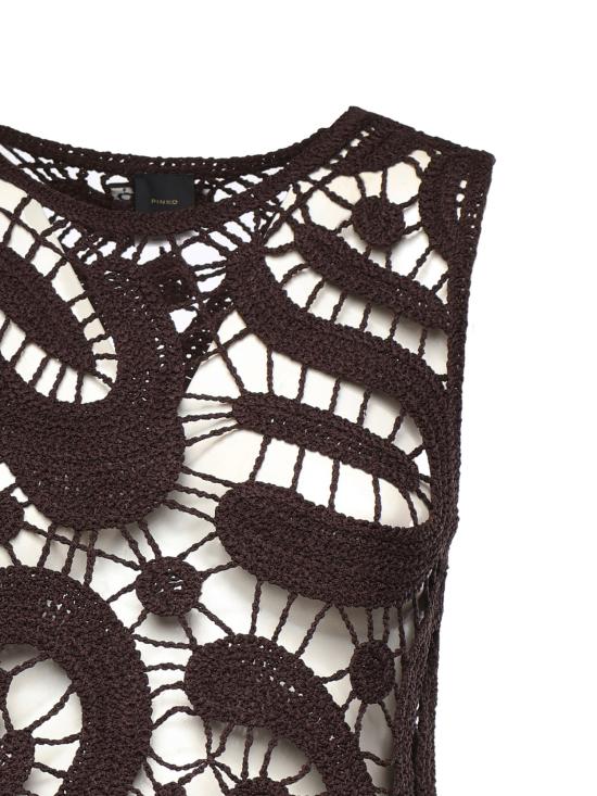 26SS 핑코 반팔 티셔츠 106438 A354M05 Brown - PINKO